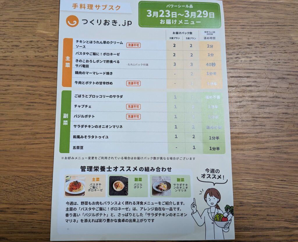 ツクリオ パワーシール レンジ 温め時間